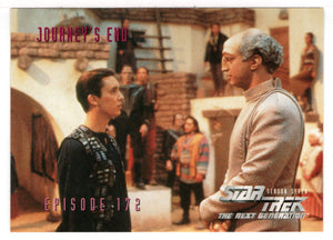 Journey's End (Trading Card) Star Trek The Next Generation - Season Seven - 1999 Skybox # 705 - Mint