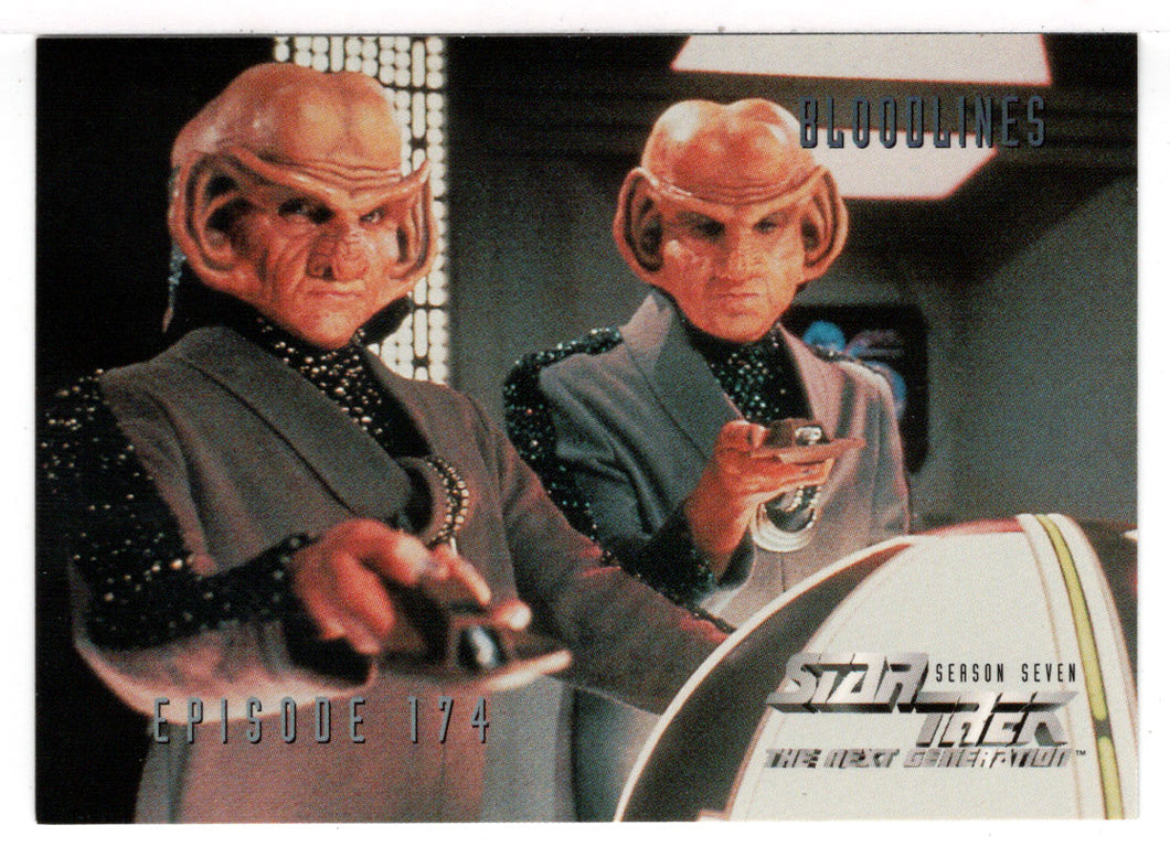 Bloodlines (Trading Card) Star Trek The Next Generation - Season Seven - 1999 Skybox # 711 - Mint