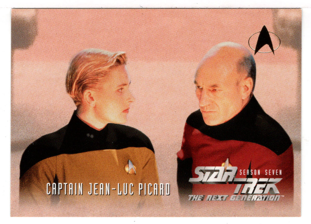 Lieutenant Tasha Yar - Capt. Jean-Luc Picard (Trading Card) Star Trek The Next Generation - Season Seven - 1999 Skybox # 729 - Mint