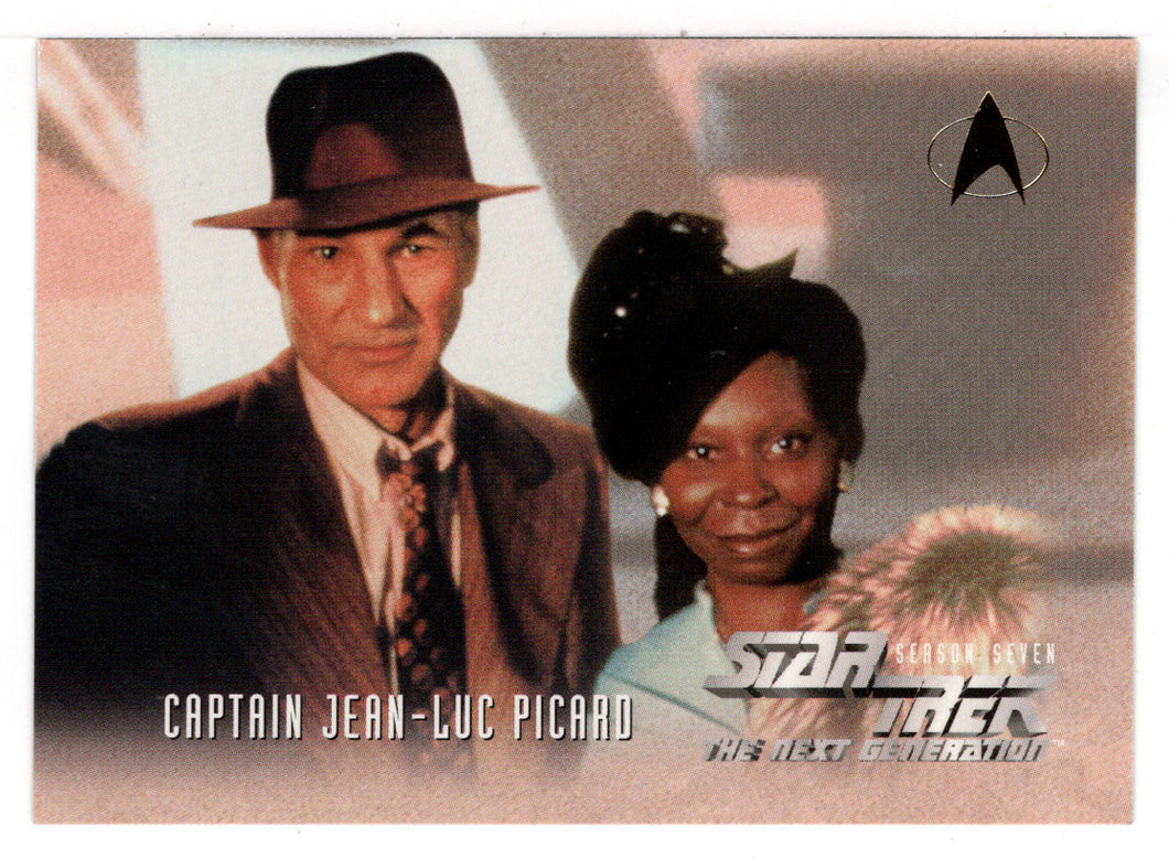 Guinan - Capt. Jean-Luc Picard (Trading Card) Star Trek The Next Generation - Season Seven - 1999 Skybox # 730 - Mint