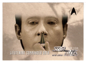 Emotion Chip - Lt. Commander Data (Trading Card) Star Trek The Next Generation - Season Seven - 1999 Skybox # 739 - Mint