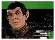 Klingon Embossed Characters - Tomalak (Trading Card) Star Trek The Next Generation - Season Seven - 1999 Skybox # S-41 - Mint