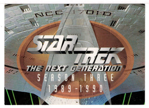 Mission Chronology - Card E (Trading Card) Star Trek The Next Generation - Season Three - 1995 Skybox # 209 - Mint