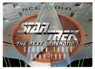 Mission Chronology - Card E (Trading Card) Star Trek The Next Generation - Season Three - 1995 Skybox # 209 - Mint
