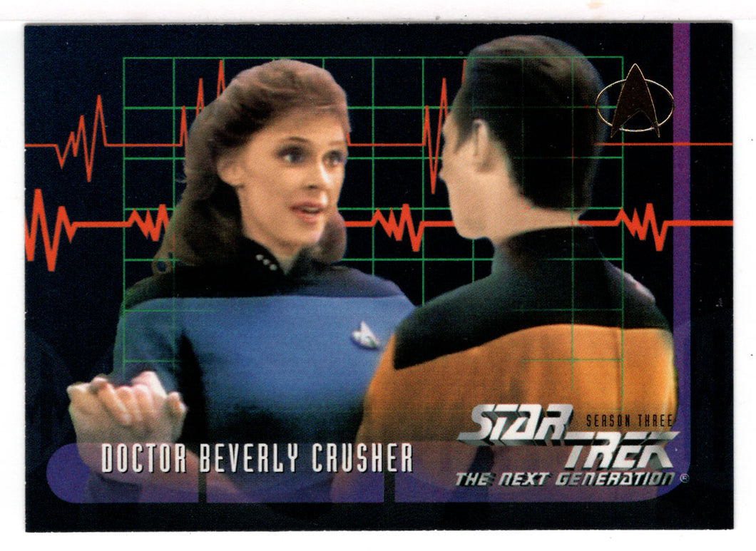 Doctor Beverly Crusher (Trading Card) Star Trek The Next Generation - Season Three - 1995 Skybox # 214 - Mint