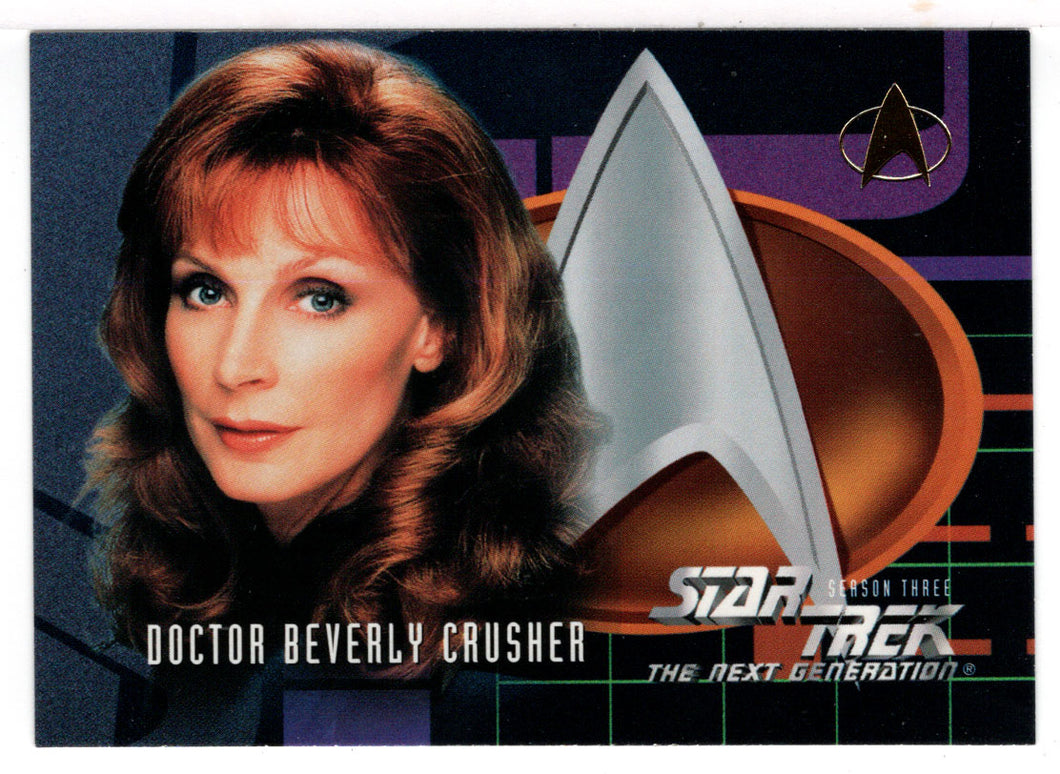 Doctor Beverly Crusher (Trading Card) Star Trek The Next Generation - Season Three - 1995 Skybox # 218 - Mint