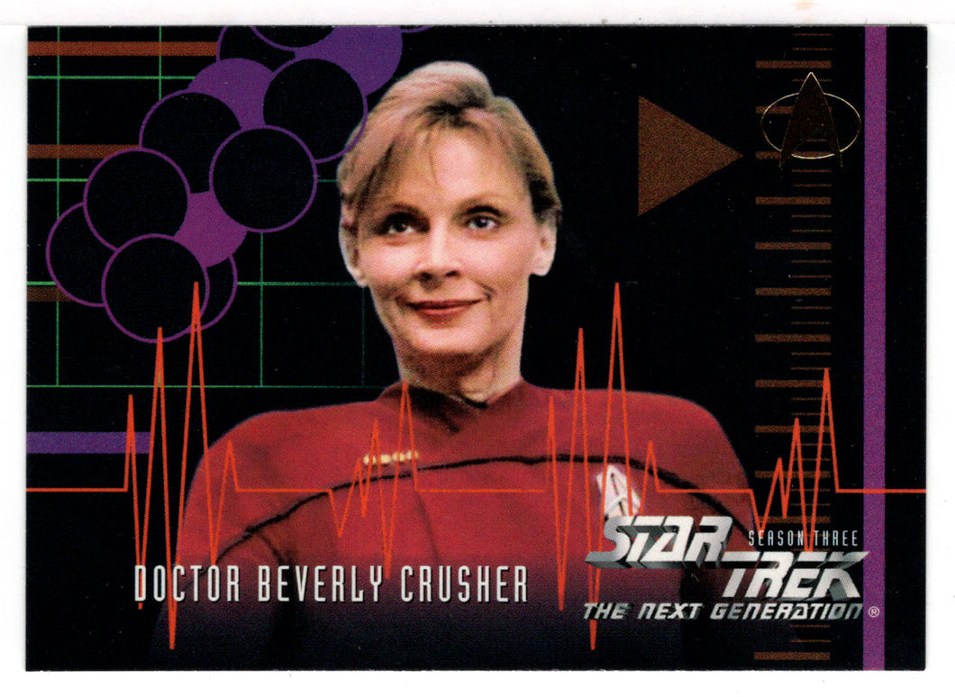 Doctor Beverly Crusher (Trading Card) Star Trek The Next Generation - Season Three - 1995 Skybox # 220 - Mint