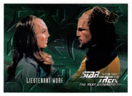 Lieutenant Worf (Trading Card) Star Trek The Next Generation - Season Three - 1995 Skybox # 225 - Mint