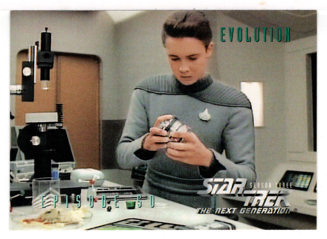 Evolution - Episode 50 (Trading Card) Star Trek The Next Generation - Season Three - 1995 Skybox # 232 - Mint