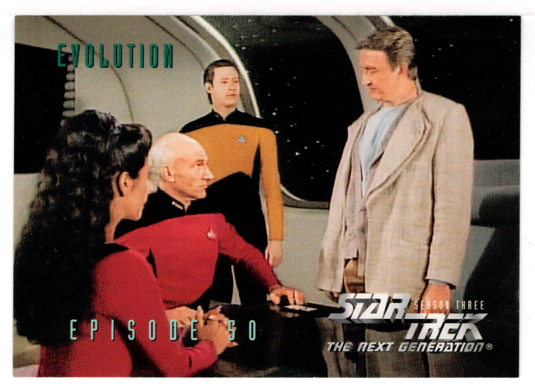 Evolution - Episode 50 (Trading Card) Star Trek The Next Generation - Season Three - 1995 Skybox # 233 - Mint