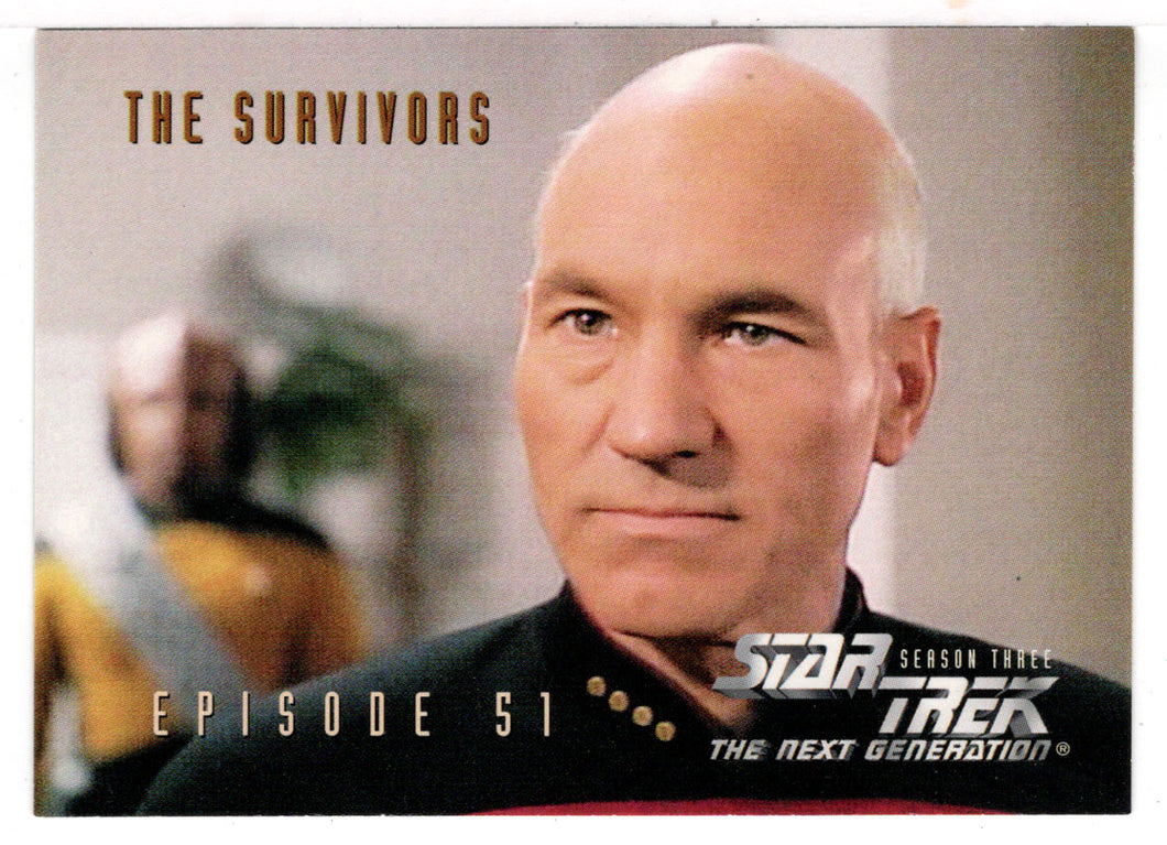 The Survivors - Episode 51 (Trading Card) Star Trek The Next Generation - Season Three - 1995 Skybox # 240 - Mint