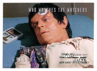 Who Watches the Watchers - Episode 52 (Trading Card) Star Trek The Next Generation - Season Three - 1995 Skybox # 242 - Mint