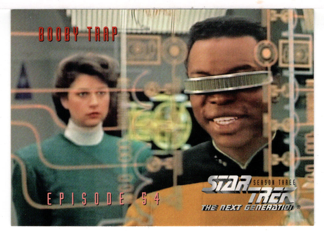 Booby Trap - Episode 54 (Trading Card) Star Trek The Next Generation - Season Three - 1995 Skybox # 248 - Mint