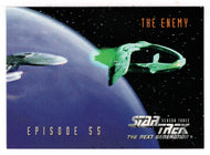 The Enemy - Episode 55 (Trading Card) Star Trek The Next Generation - Season Three - 1995 Skybox # 252 - Mint