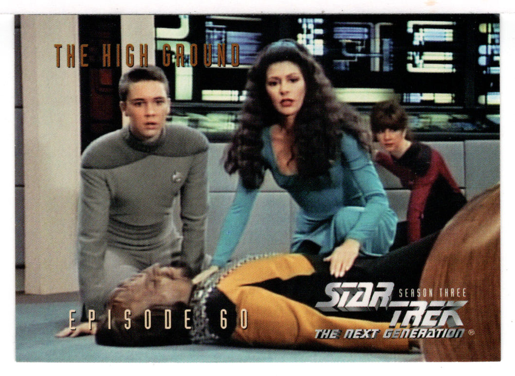 The High Ground - Episode 60 (Trading Card) Star Trek The Next Generation - Season Three - 1995 Skybox # 266 - Mint