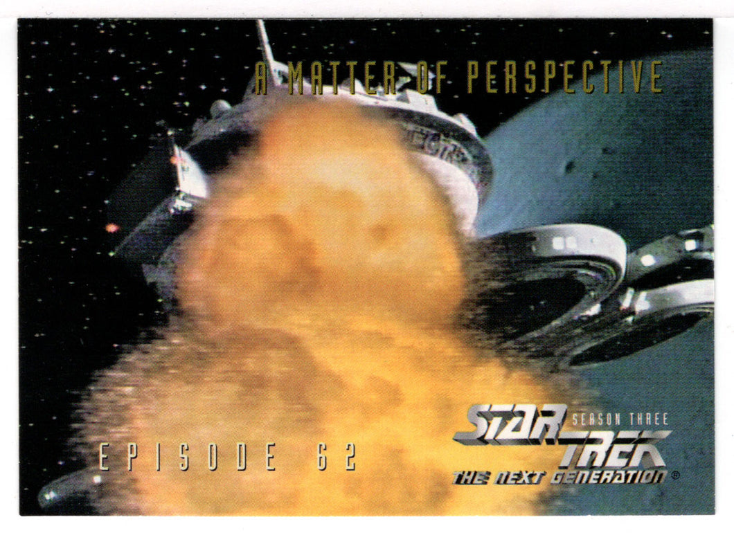 A Matter of Perspective - Episode 62 (Trading Card) Star Trek The Next Generation - Season Three - 1995 Skybox # 271 - Mint