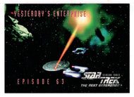 Yesterday's Enterprise - Episode 63 (Trading Card) Star Trek The Next Generation - Season Three - 1995 Skybox # 276 - Mint