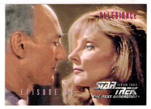 Allegiance - Episode 66 (Trading Card) Star Trek The Next Generation - Season Three - 1995 Skybox # 284 - Mint