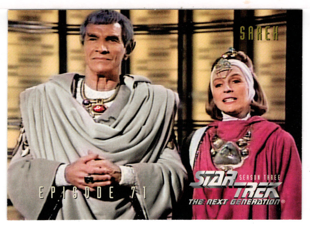 Sarek - Episode 71 (Trading Card) Star Trek The Next Generation - Season Three - 1995 Skybox # 298 - Mint