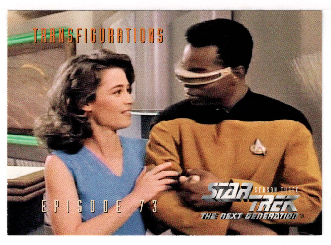 Transfigurations - Episode 73 (Trading Card) Star Trek The Next Generation - Season Three - 1995 Skybox # 305 - Mint