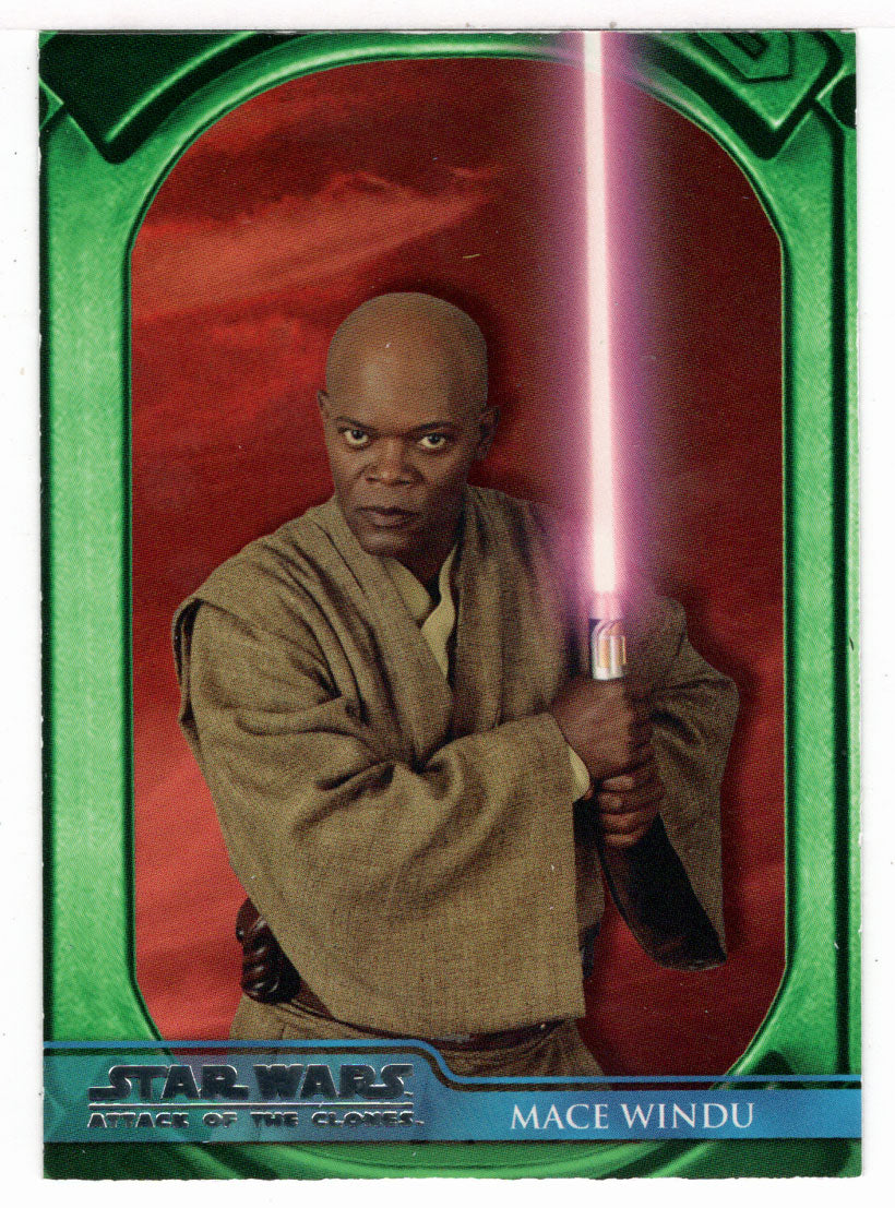 Mace Windu - Star Wars - Attack of the Clones - 2002 Topps # 6 - Mint