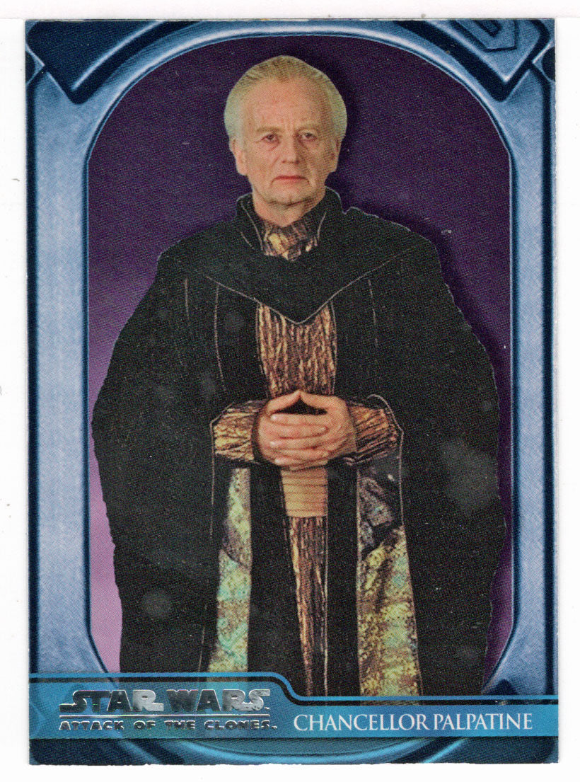 Chancellor Palpatine - Star Wards - Attack of the Clones - 2002 Topps # 8 - Mint