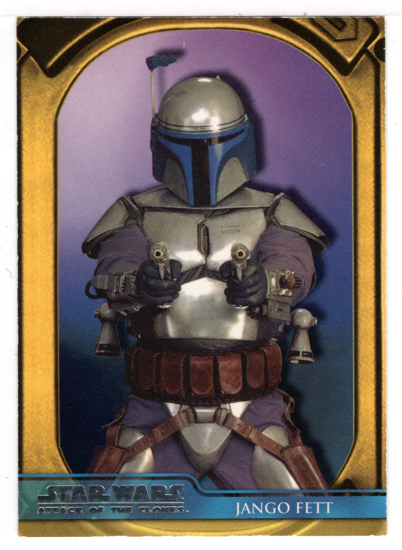 Jango Fett - Star Wars - Attack of the Clones - 2002 Topps # 10 - Mint
