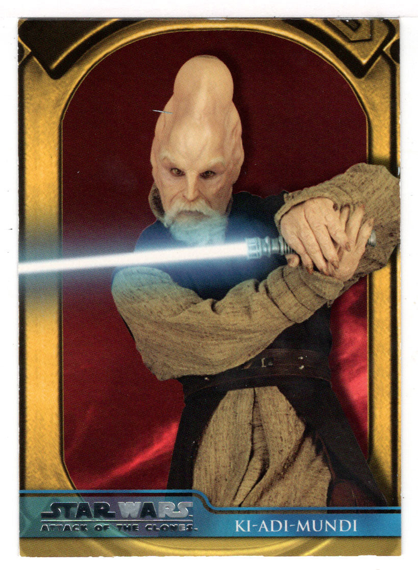 Ki-Adi-Mundi - Star Wars - Attack of the Clones - 2002 Topps # 19 - Mint