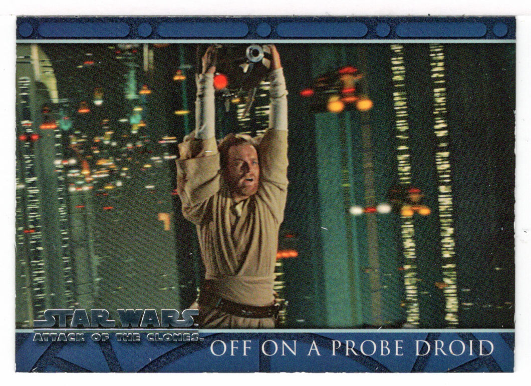 Off on a Probe Droid - Star Wars - Attack of the Clones - 2002 Topps # 32 - Mint