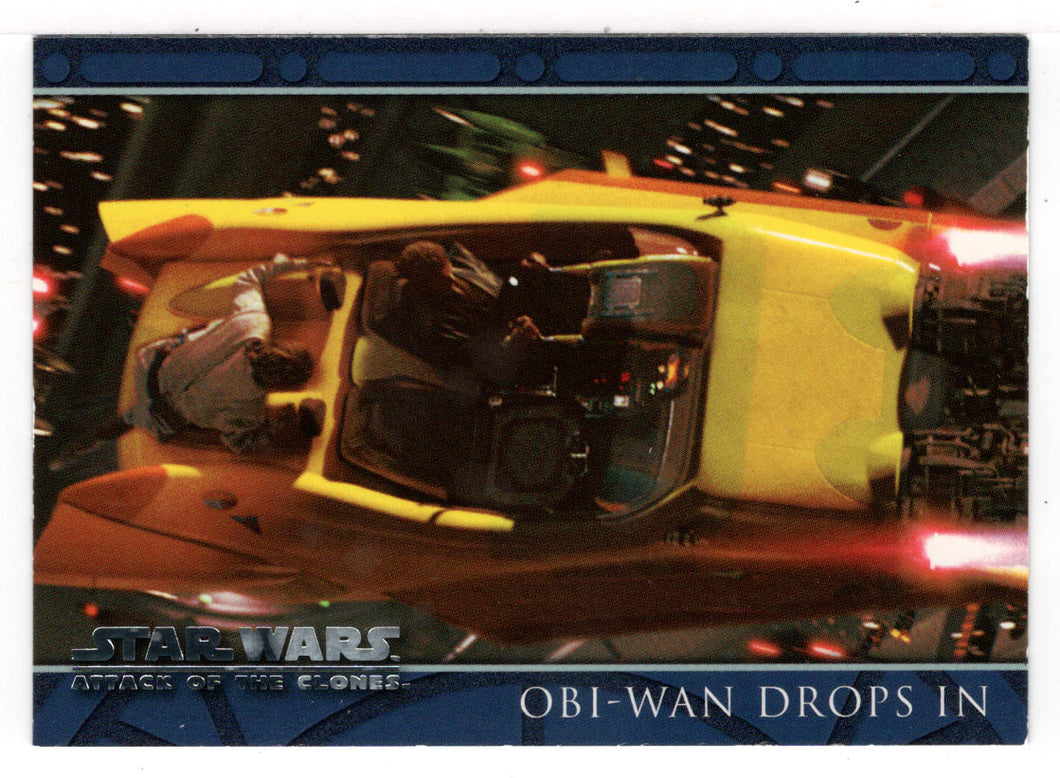Obi-Wan Drops In - Star Wars - Attack of the Clones - 2002 Topps # 33 - Mint