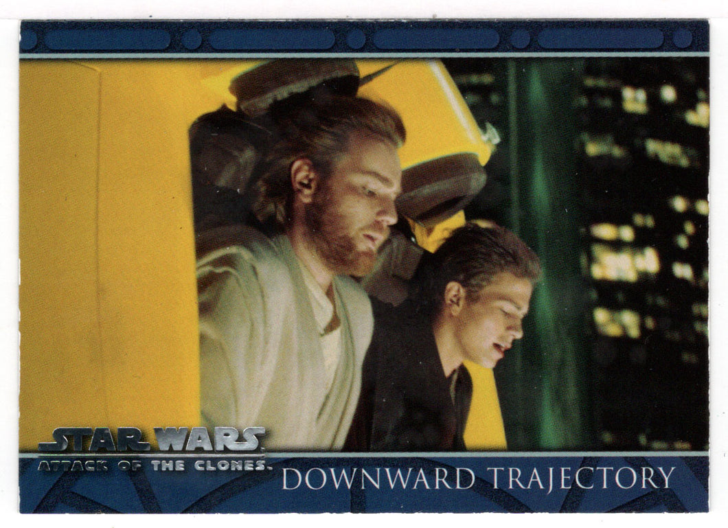 Downward Trajectory - Star Wars - Attack of the Clones - 2002 Topps # 34 - Mint