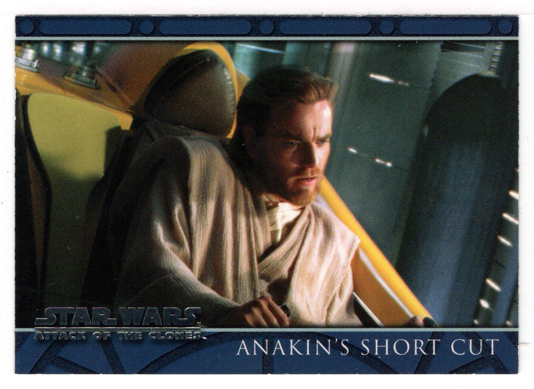 Anakin's Short Cut - Star Wars - Attack of the Clones - 2002 Topps # 37 - Mint