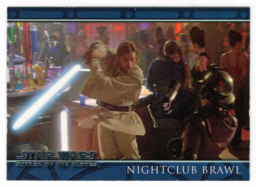 Nightclub Brawl - Star Wars - Attack of the Clones - 2002 Topps # 39 - Mint