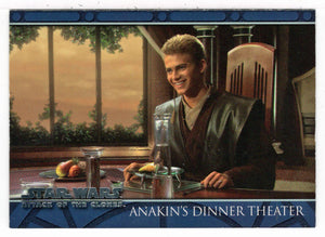 Anakin's Dinner Theater - Star Wars - Attack of the Clones - 2002 Topps # 58 - Mint