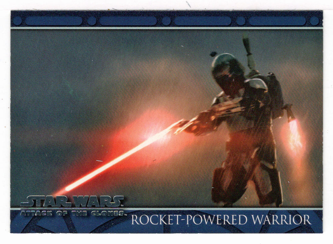 Rocket-Powered Warrior - Star Wars - Attack of the Clones - 2002 Topps # 62 - Mint