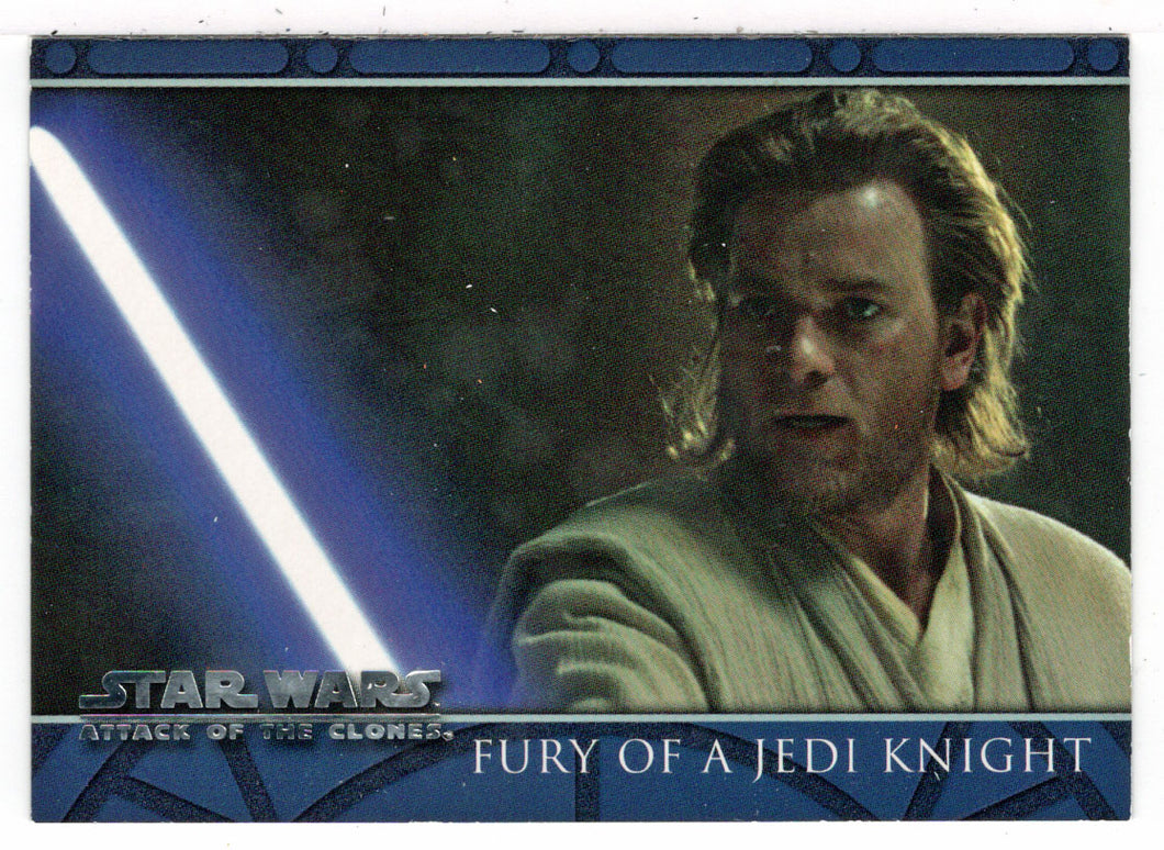 Fury of a Jedi Knight - Star Wars - Attack of the Clones - 2002 Topps # 86 - Mint