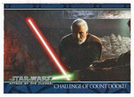 Challenge of Count Dooku - Star Wars - Attack of the Clones - 2002 Topps # 88 - Mint