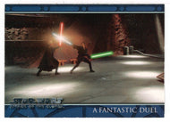 A Fantastic Duel - Star Wars - Attack of the Clones - 2002 Topps # 89 - Mint