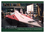 Creating High-Tech Transports - Star Wars - Attack of the Clones - 2002 Topps # 91 - Mint