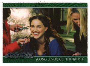 Young Lovers Get the Brush - Star Wars - Attack of the Clones - 2002 Topps # 94 - Mint
