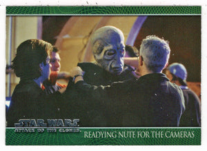 Readying Nute for the Cameras - Star Wars - Attack of the Clones - 2002 Topps # 97 - Mint