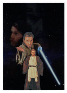 Obi-Wan Kenobi - Star Wars - Attack of the Clones - 2002 Topps SILVER FOIL # 6 - Mint