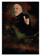 Count Dooku - Star Wars - Attack of the Clones - 2002 Topps SILVER FOIL # 8 - Mint
