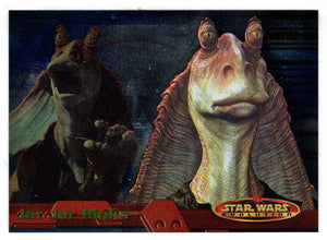 Jar Jar Binks (Trading Card) Star Wars Evolution - 2001 Topps # 37 - Mint