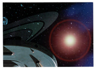 U.S.S. Voyager Mural # 1 (Trading Card) Star Trek Voyager - Season One - Series One - 1995 Skybox # 73 - Mint