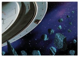 U.S.S. Voyager Mural # 4 (Trading Card) Star Trek Voyager - Season One - Series One - 1995 Skybox # 76 - Mint
