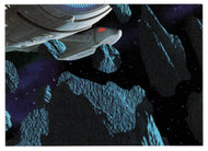 U.S.S. Voyager Mural # 8 (Trading Card) Star Trek Voyager - Season One - Series One - 1995 Skybox # 80 - Mint