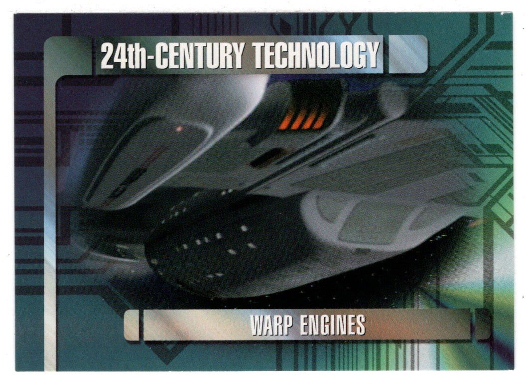 Warp Engines (24th Century Tech) (Trading Card) Star Trek Voyager - Season One - Series One - 1995 Skybox # 91 - Mint