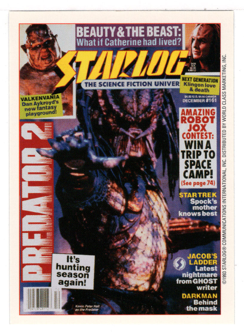 Edition #161 (Trading Card) Starlog Science Fiction Universe - 1999 World Class Marketing # 87 - Mint