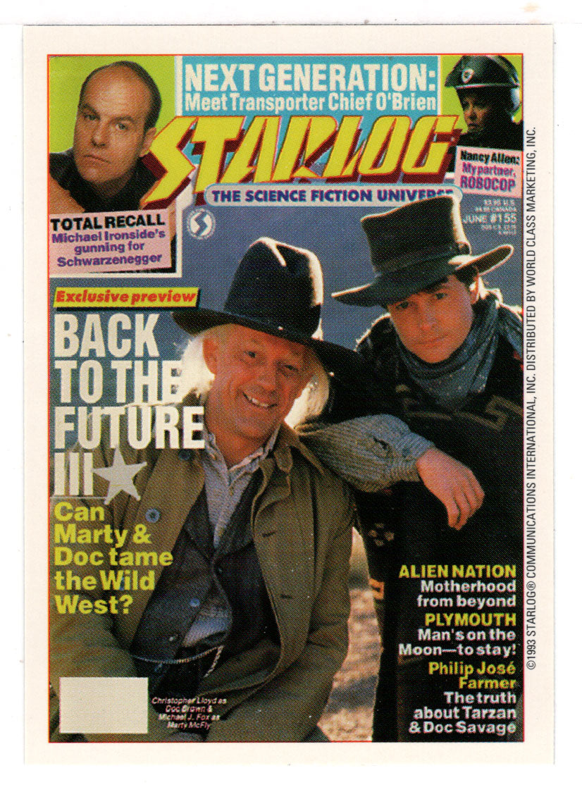 Edition #155 (Trading Card) Starlog Science Fiction Universe - 1999 World Class Marketing # 89 - Mint